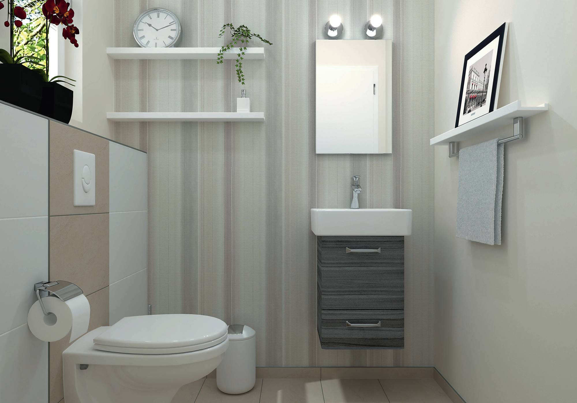Gäste-Wc Planen Und Gestalten – Ideen Und Tipps | Obi for Badezimmer Toilette